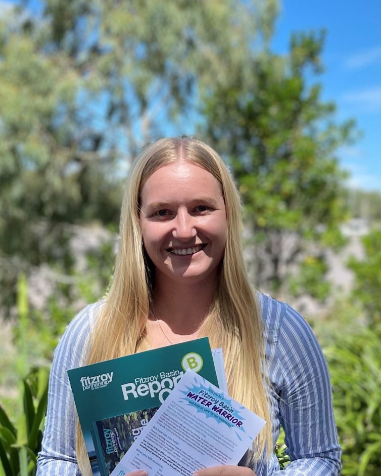 Ms Eva Duerkop, Science Project Officer for Fitzroy Partnership for River Health.