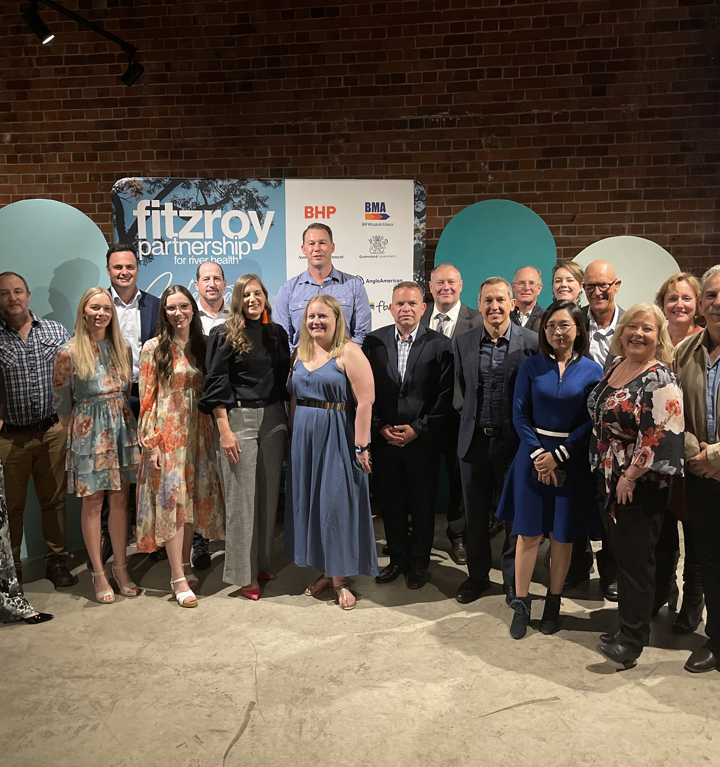 Fitzroy Partnership for River Health Partners at the 2022 10 Year Celebration.