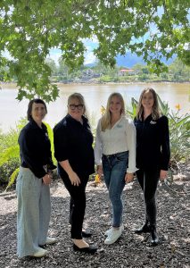 Partnership staff on Fitzroy River bank