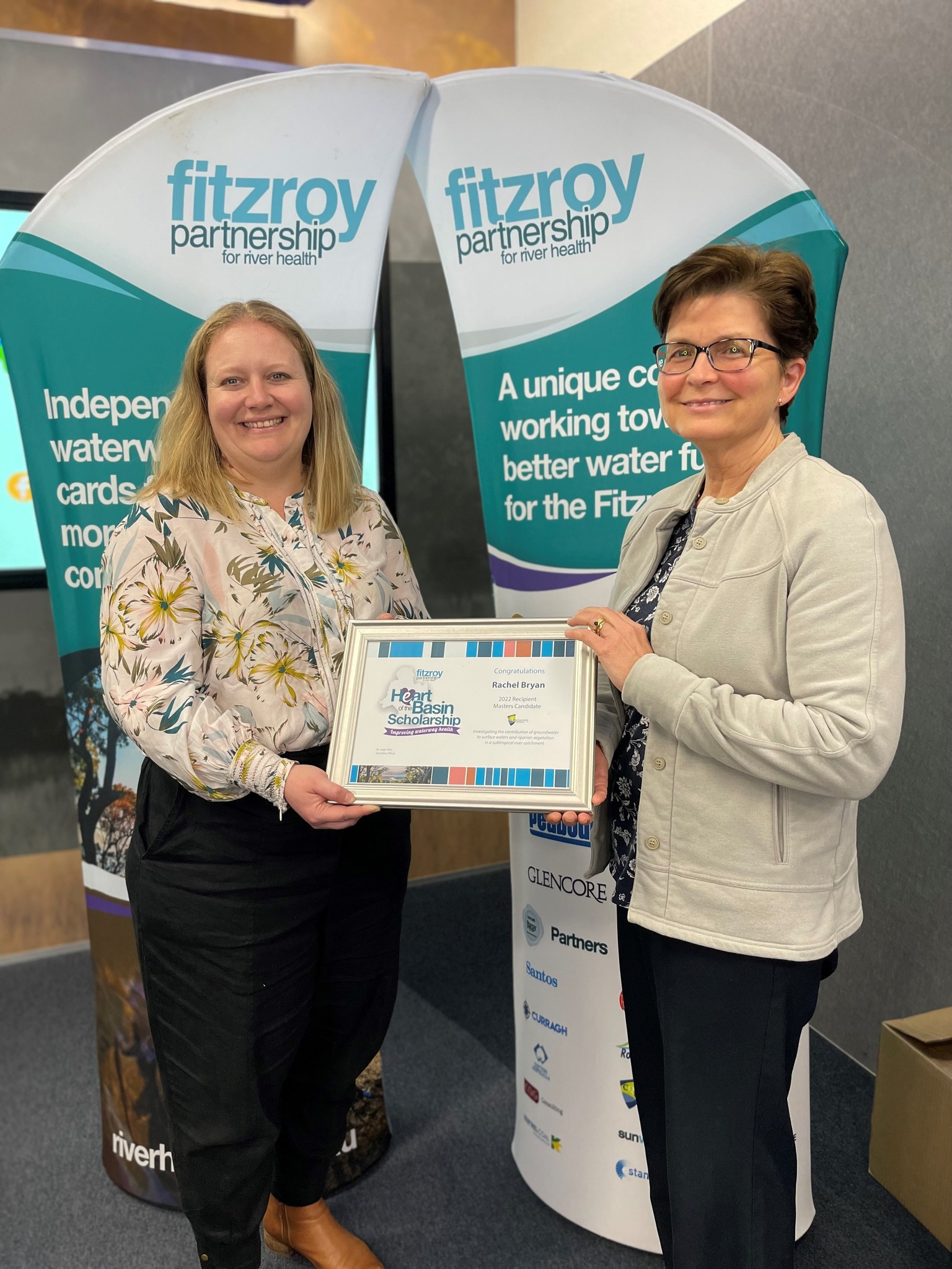 HeART of the Basin Scholarship logo